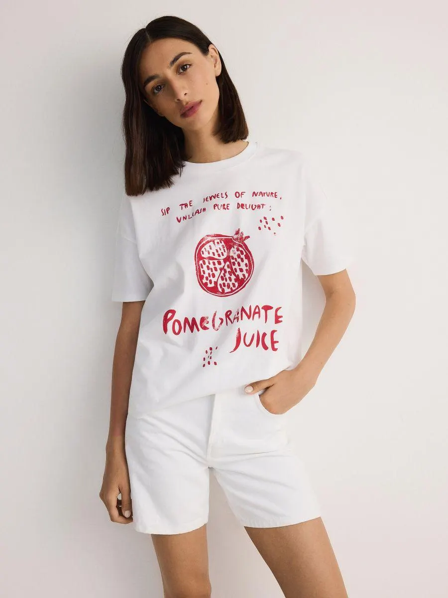 Oversize tričko s potiskem