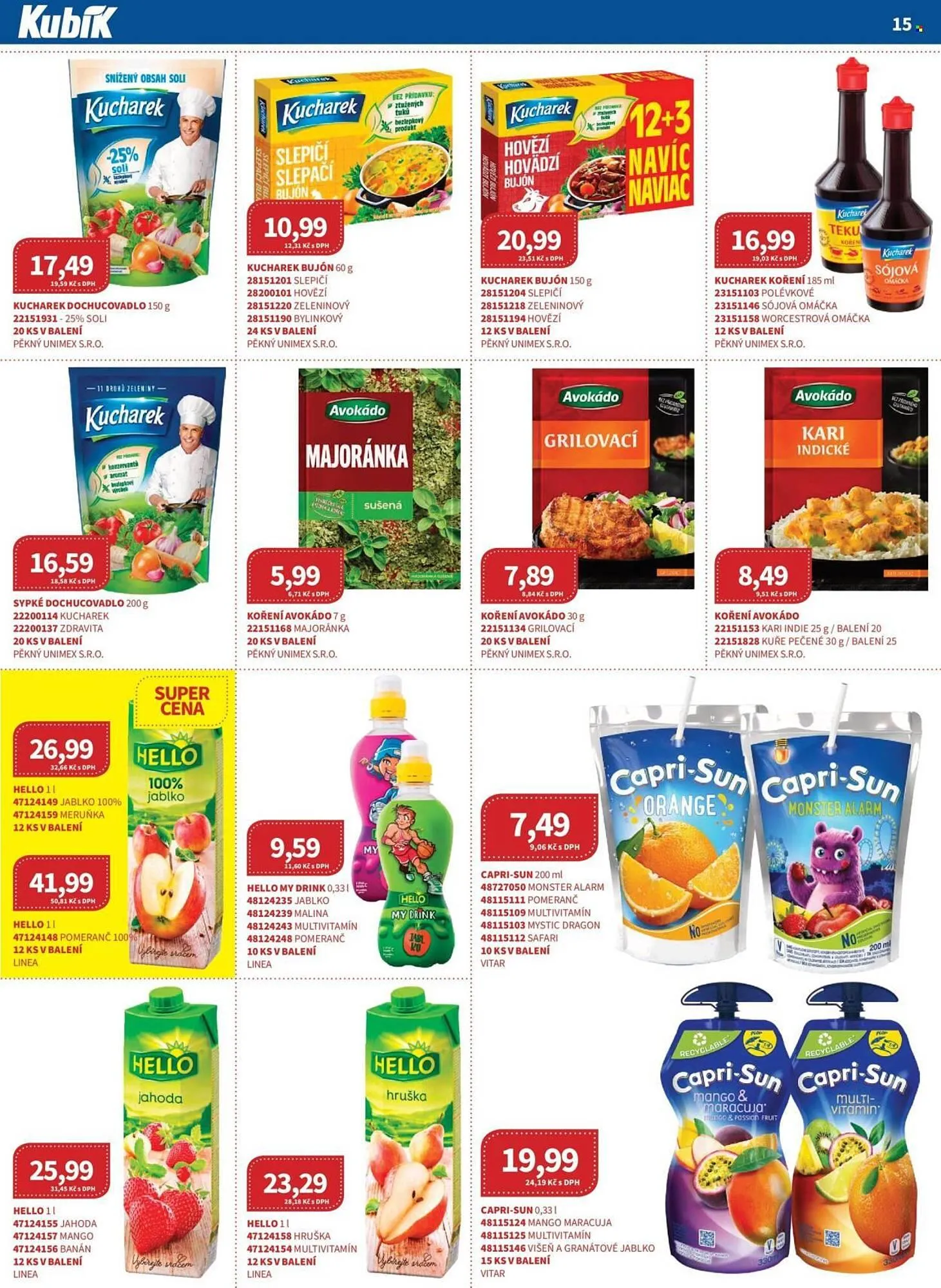 Kubík potraviny leták - 1. ledna 31. ledna 2026 - Page 15