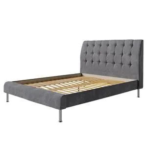 ENZO, šedá, 160x200 cm Postel s roštem