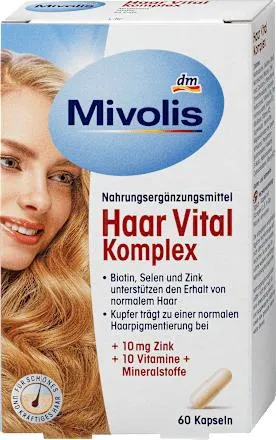 kapsle pro zdravé vlasy Vital Komplex, 26 g
