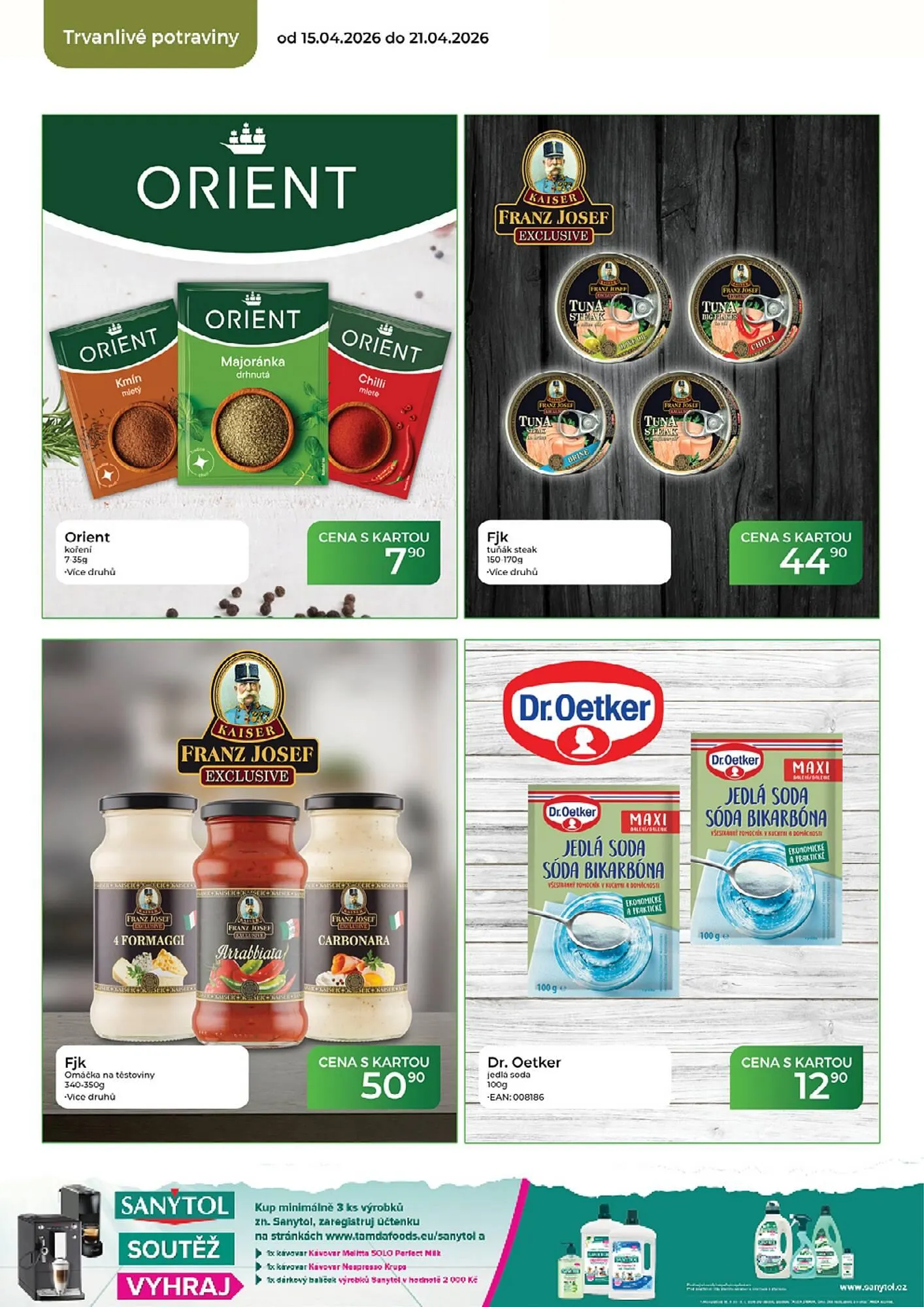 Tamda Foods leták - 15. dubna 21. dubna 2026 - Page 44