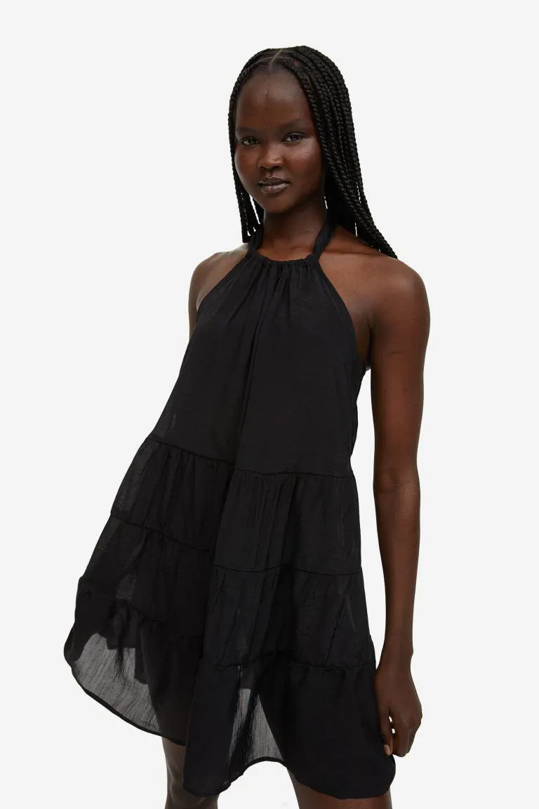 Plážové šaty halterneck