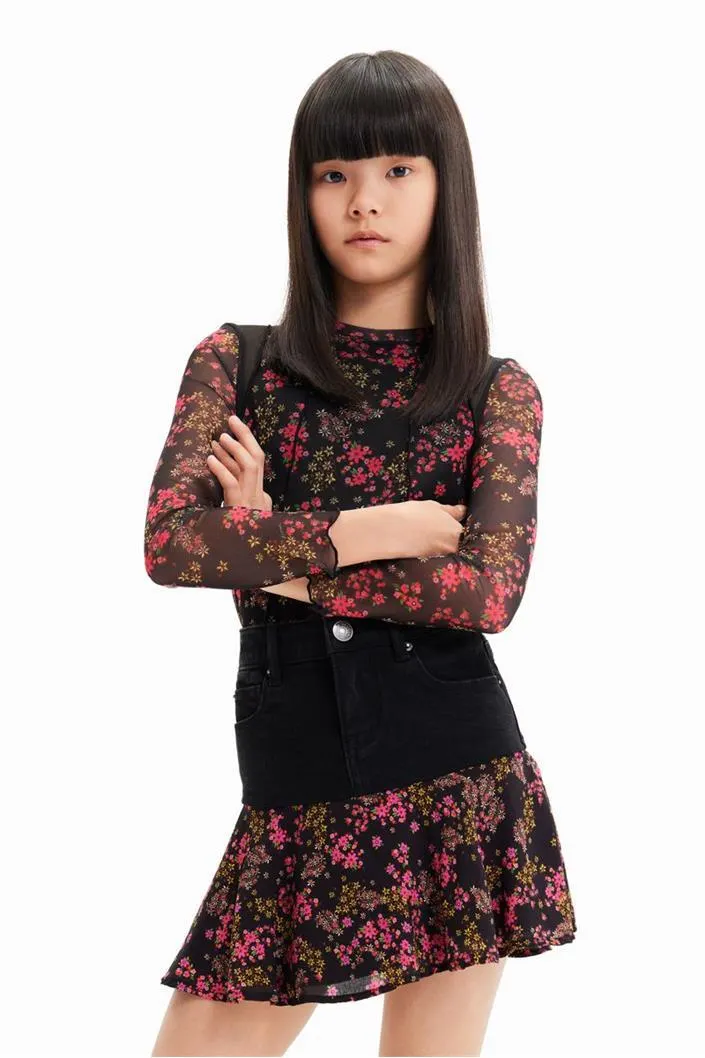 tričko Desigual Kora negro