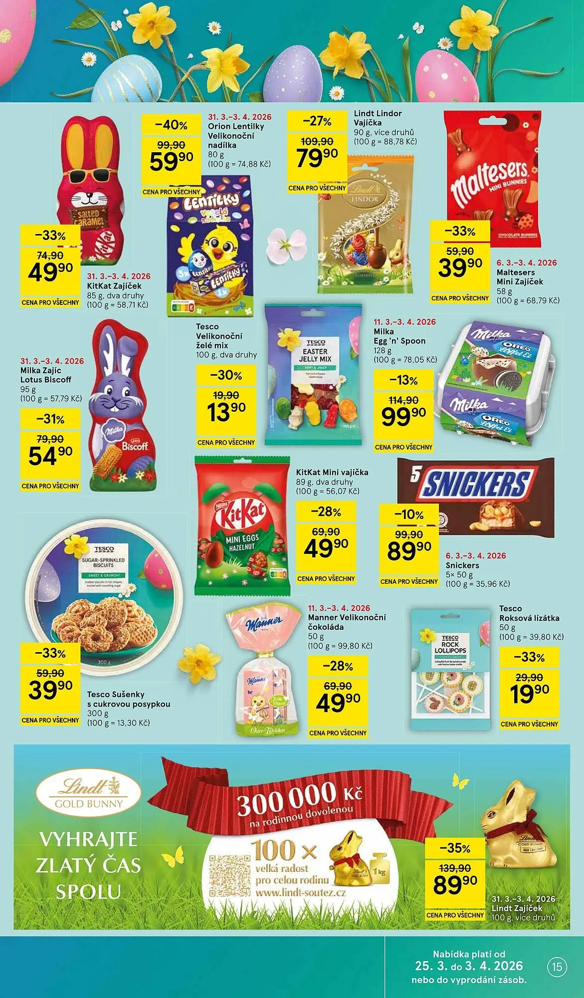 Tesco leták - 31. března 5. dubna 2026 - Page 15