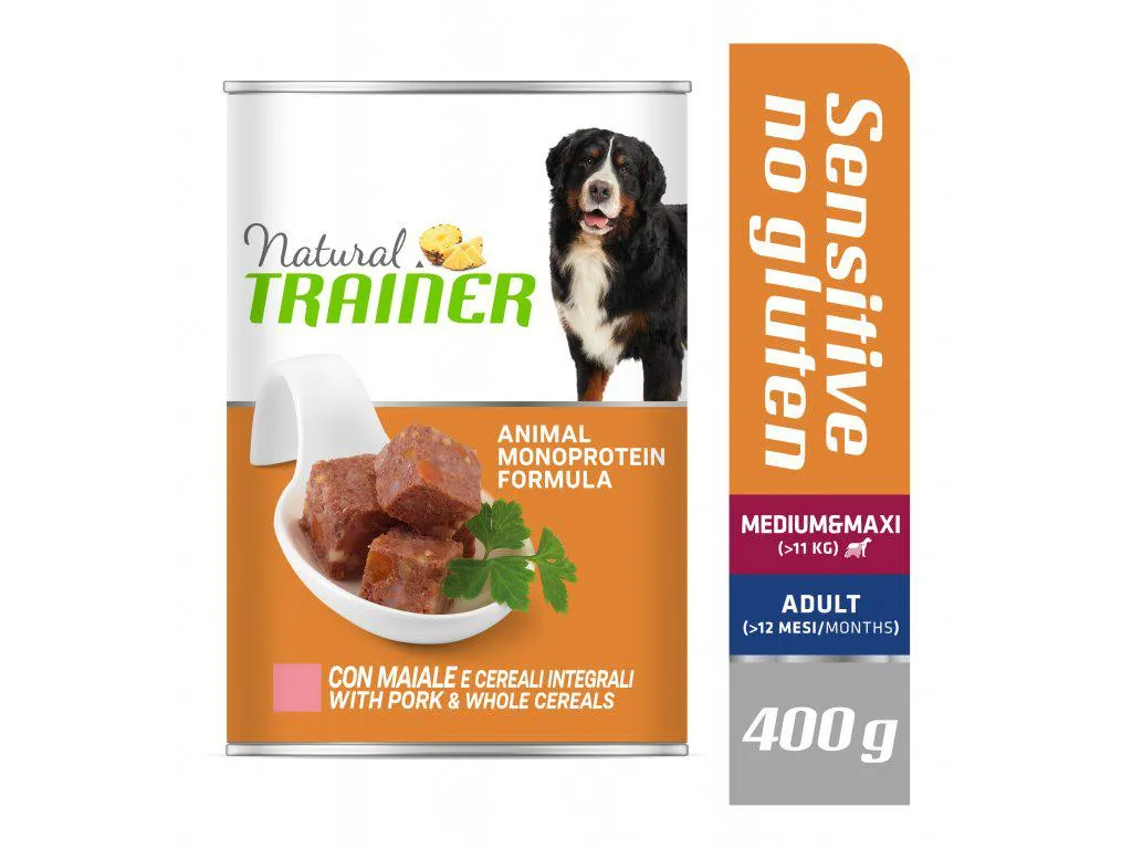 Konzerva Natural Trainer SENSITIVE Adult M&M vepřové 400 g LT