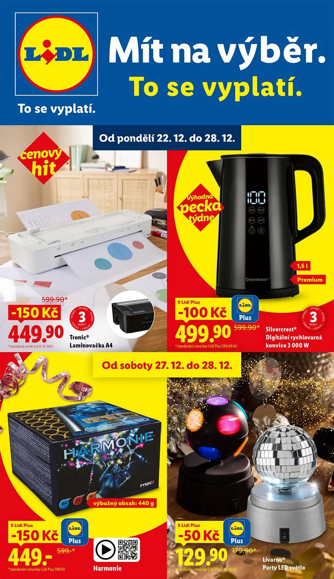 Lidl leták - 22. prosince 28. prosince 2025 - Page 1