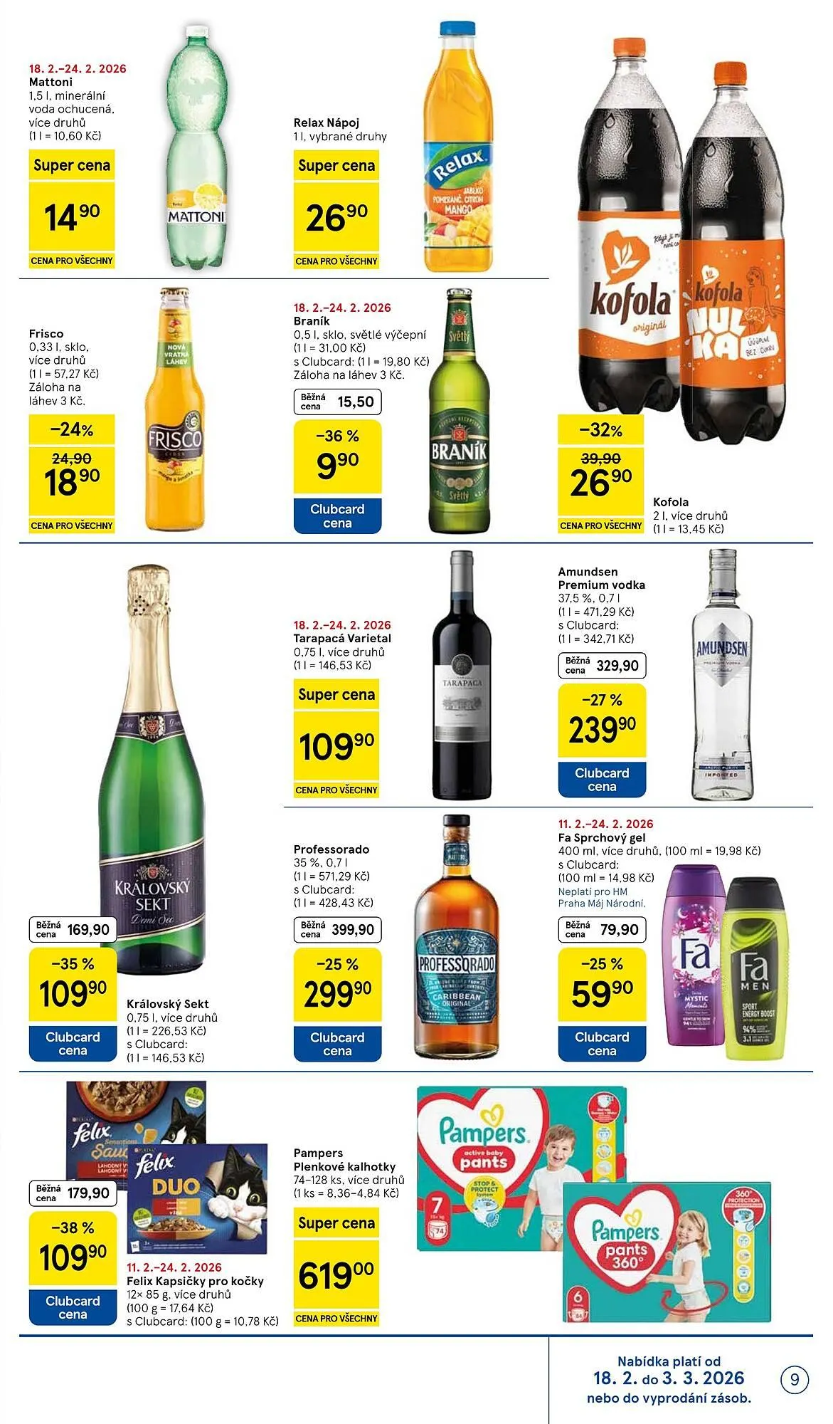 Tesco leták - 18. února 24. února 2026 - Page 9