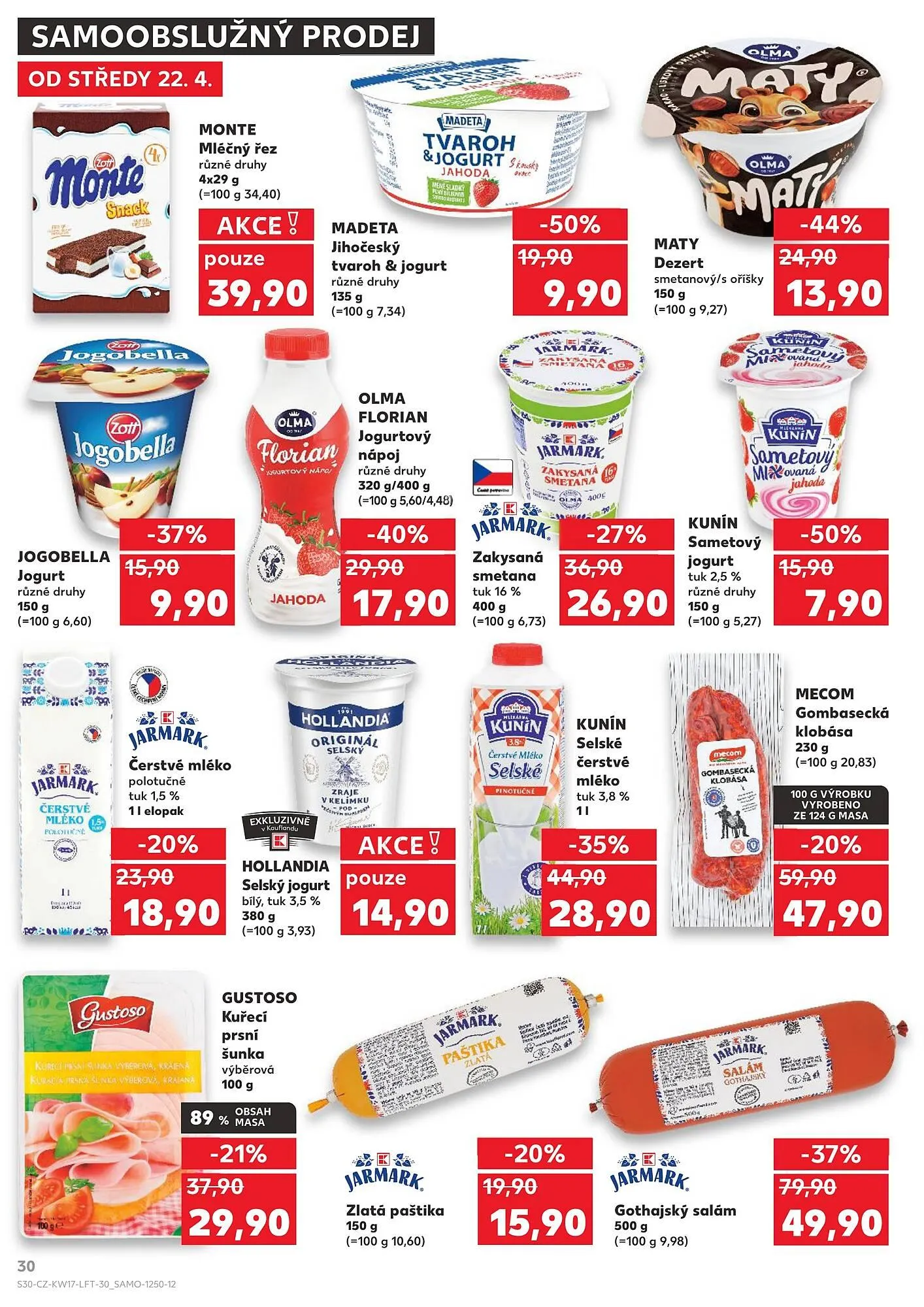 Kaufland leták - 22. dubna 28. dubna 2026 - Page 30