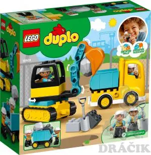 10931 Lego Duplo – Nákladiak a pásový bager