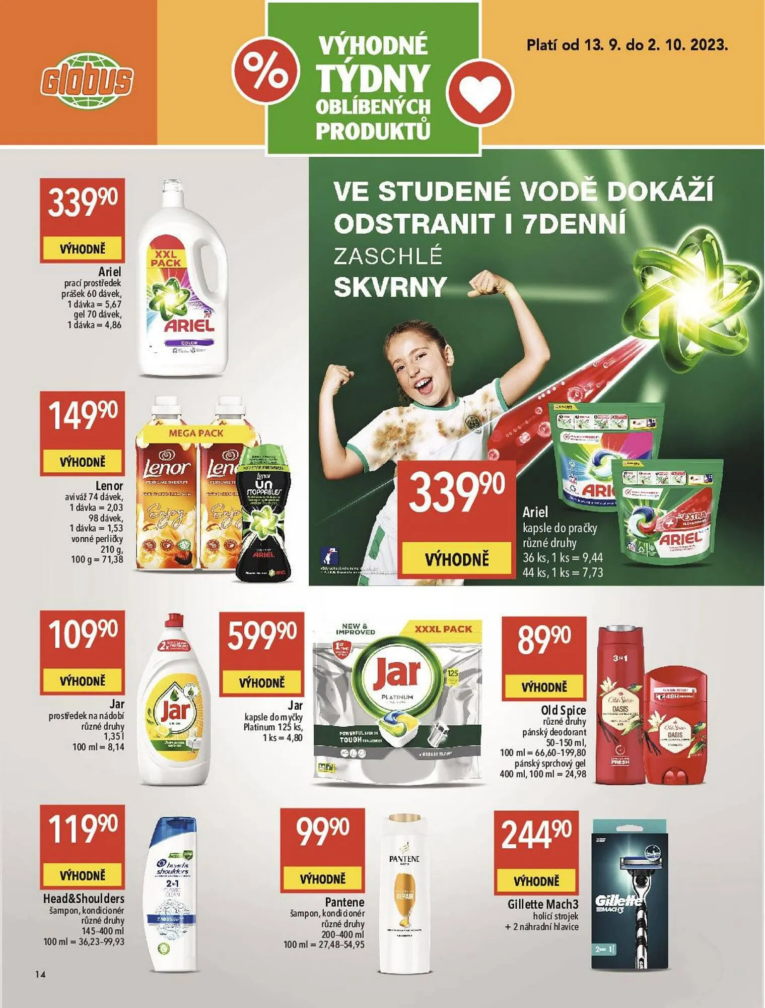 Globus leták - 13. září 2. října 2023 - Page 14