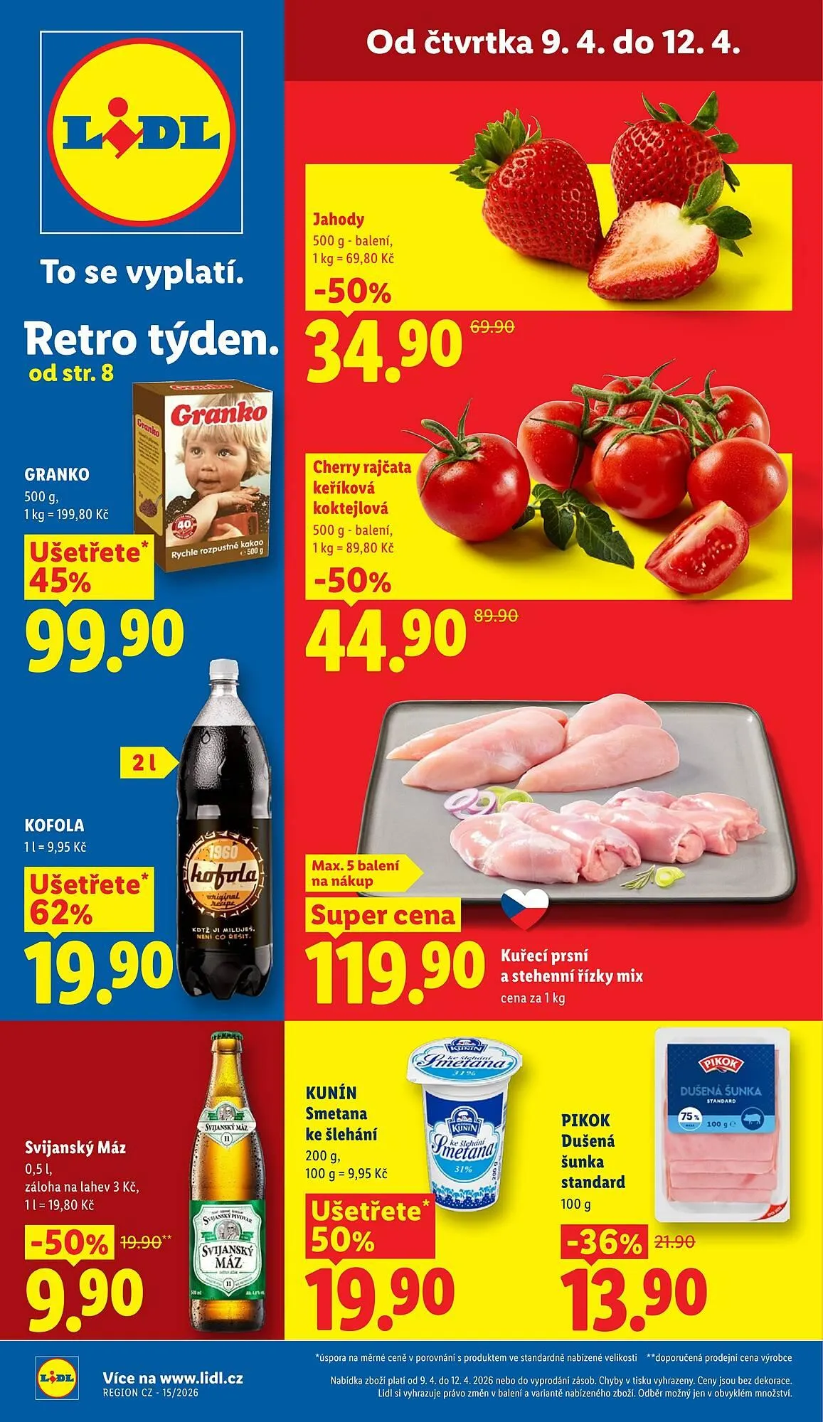 Lidl leták - 9. dubna 12. dubna 2026 - Page 1