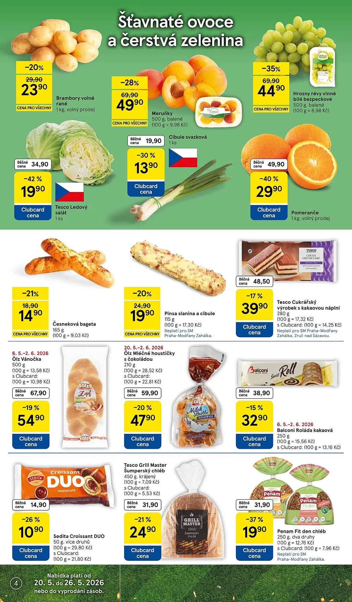 Tesco leták - 20. května 26. května 2026 - Page 4