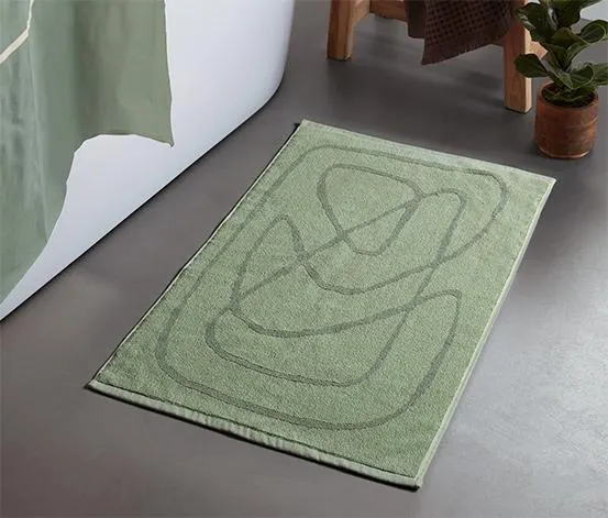 Předložka do sprchy, zelená