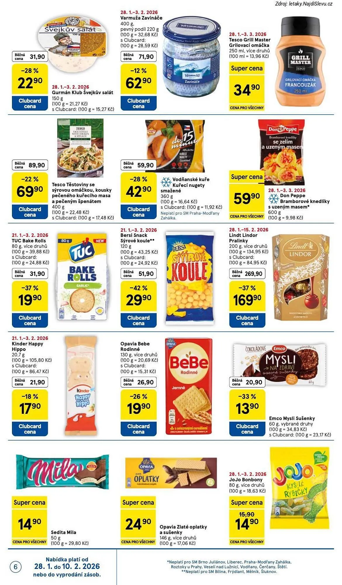 Tesco leták - 28. ledna 3. února 2026 - Page 6