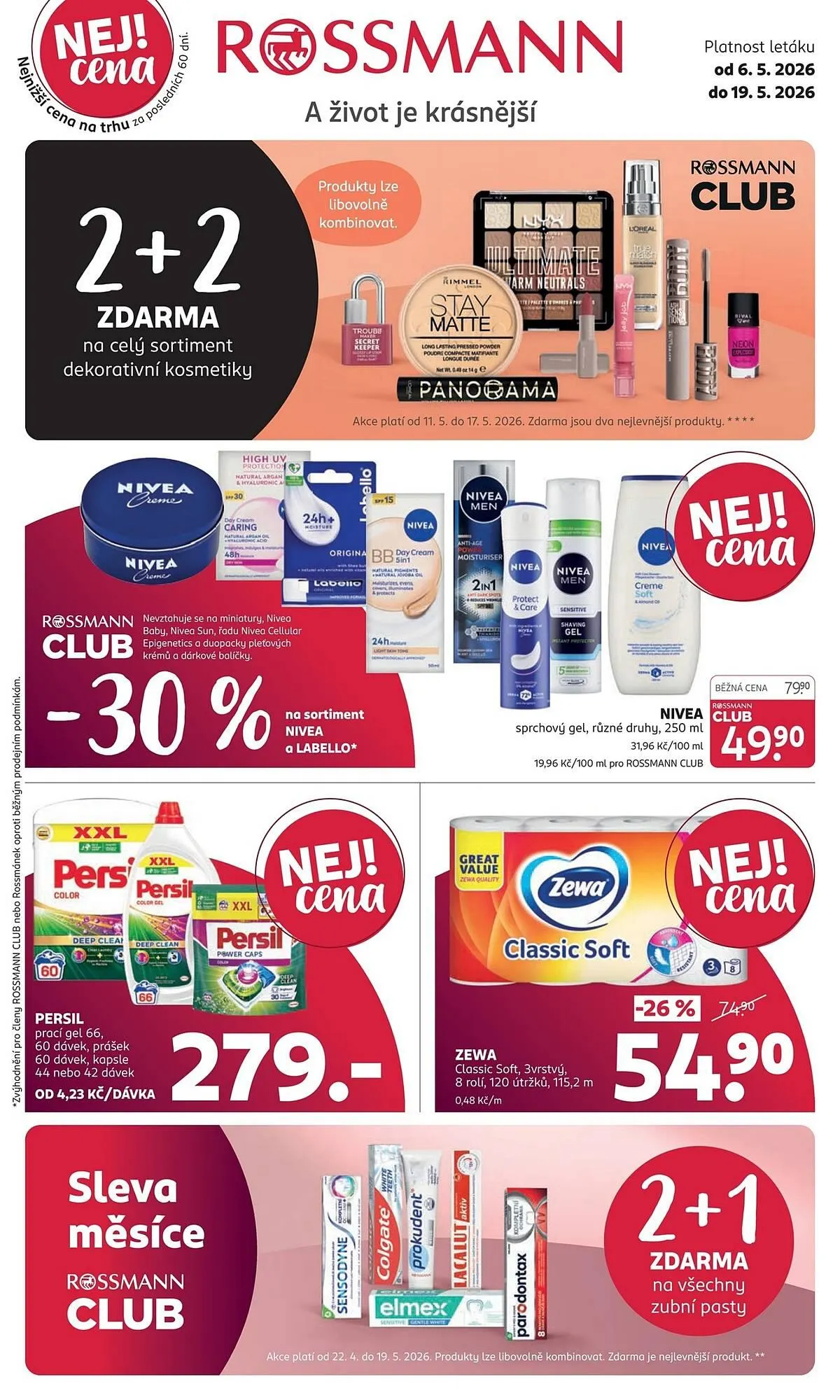 Rossmann leták - 6. května 19. května 2026 - Page 1