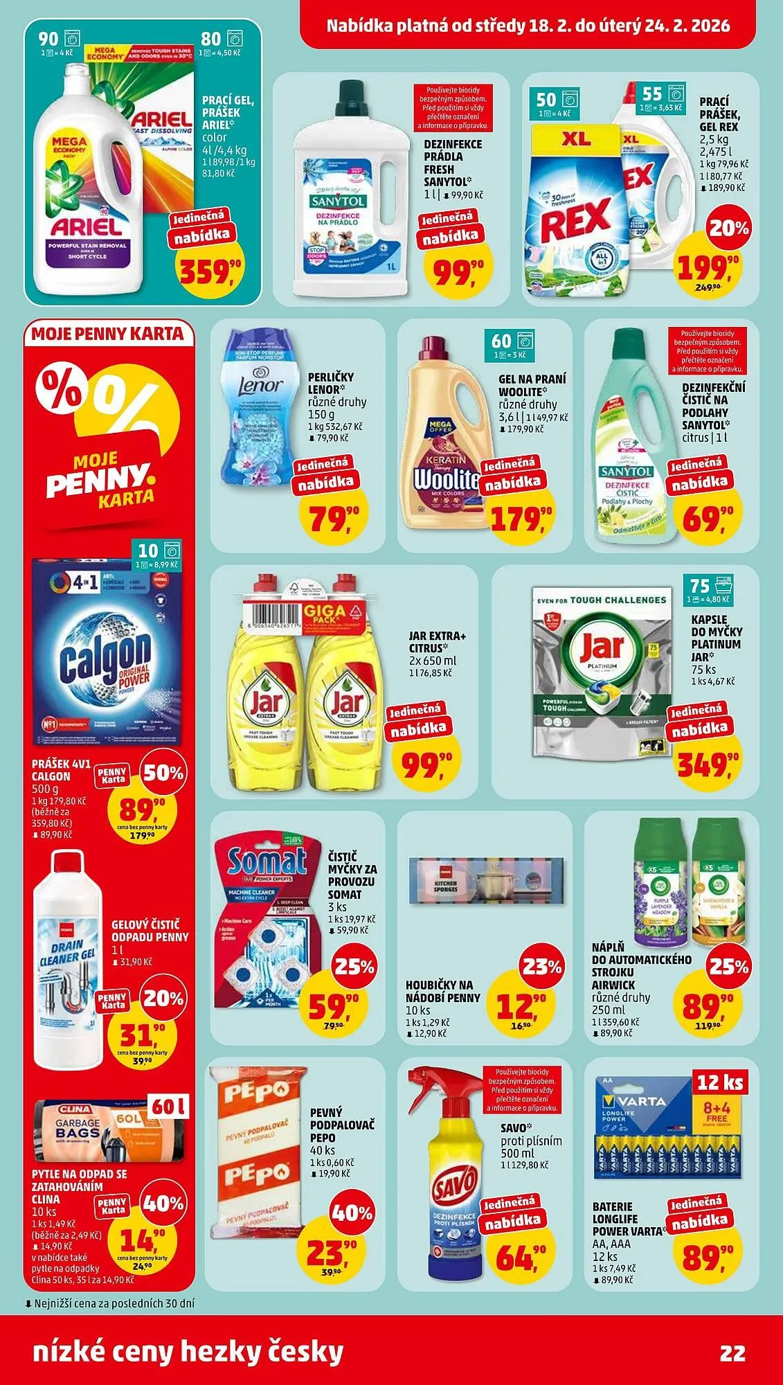 Penny Market leták - 18. února 24. února 2026 - Page 22