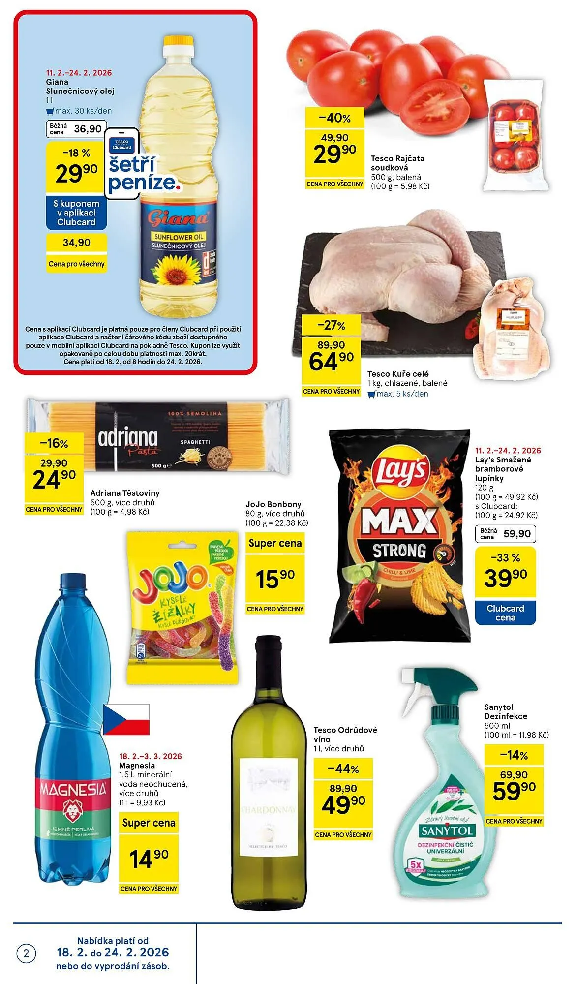 Tesco leták - 18. února 24. února 2026 - Page 2