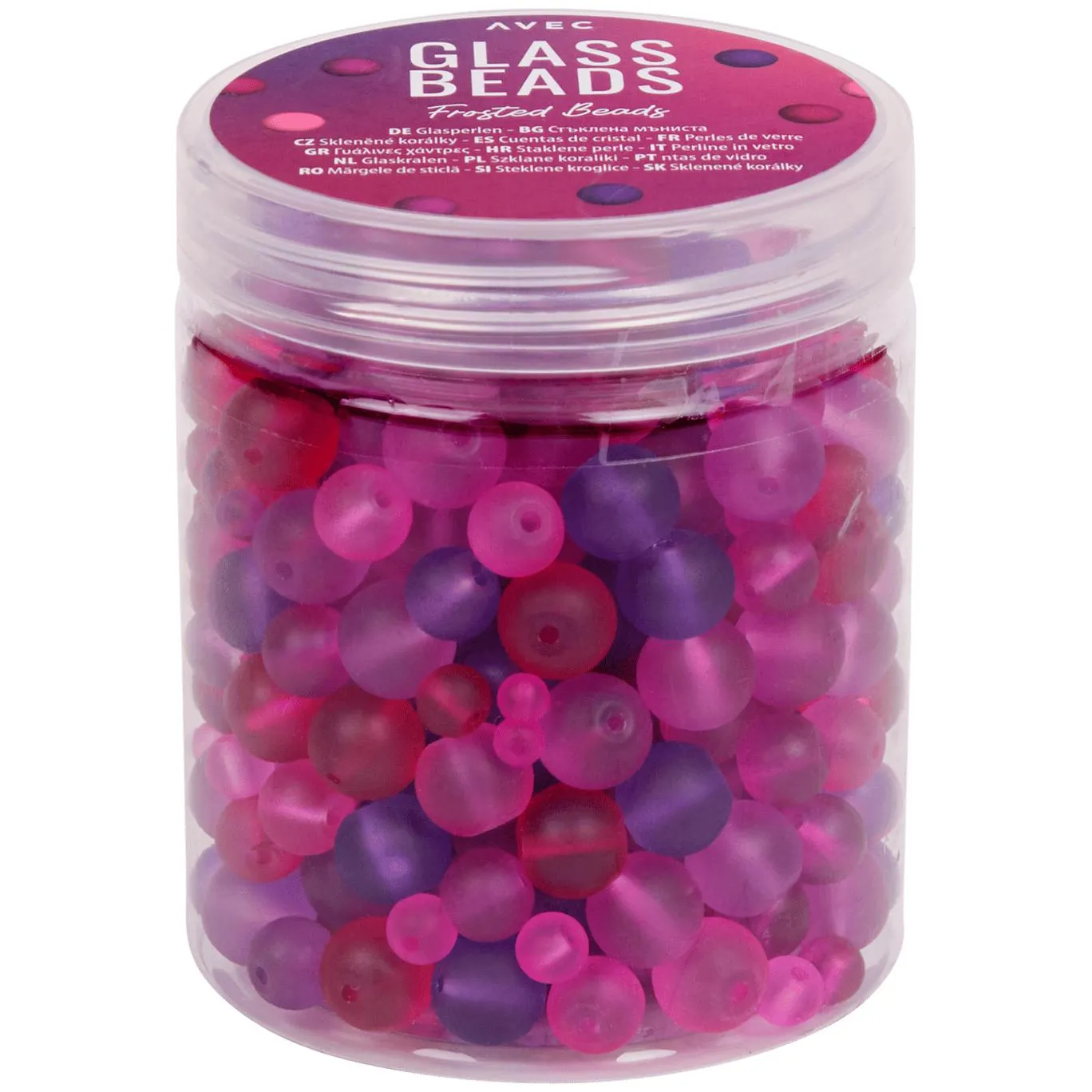 Skleněné korálky Avec