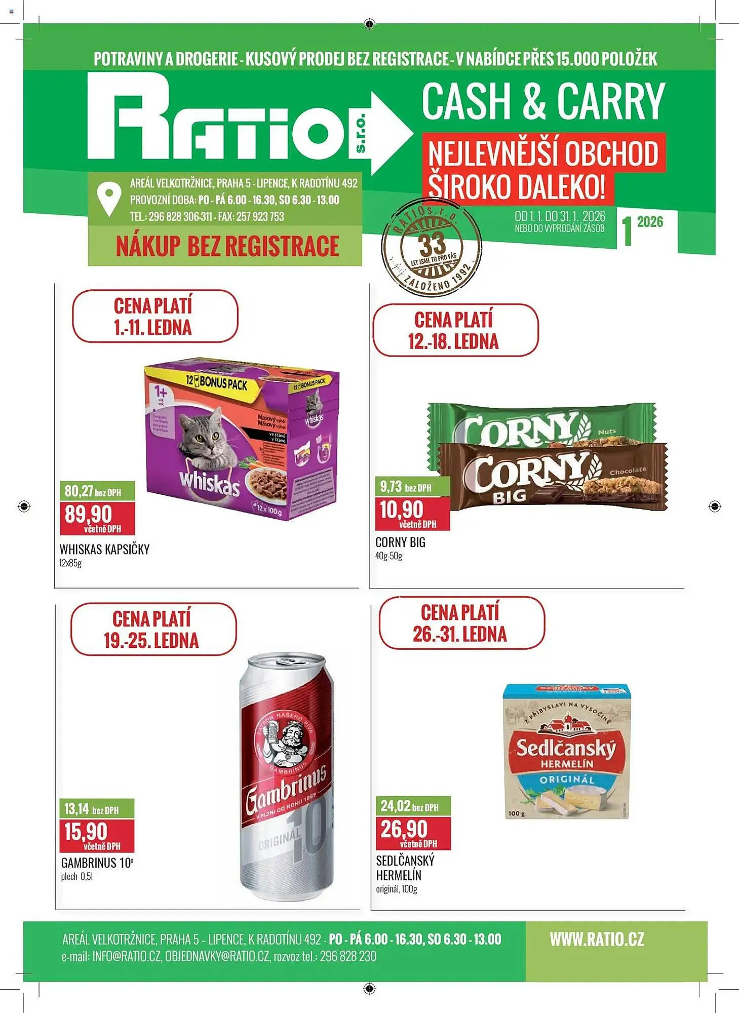 Ratio leták - 1. ledna 31. ledna 2026 - Page 1