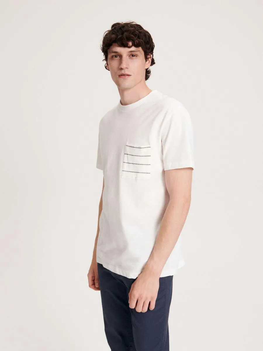 Tričko střihu regular s kapsou