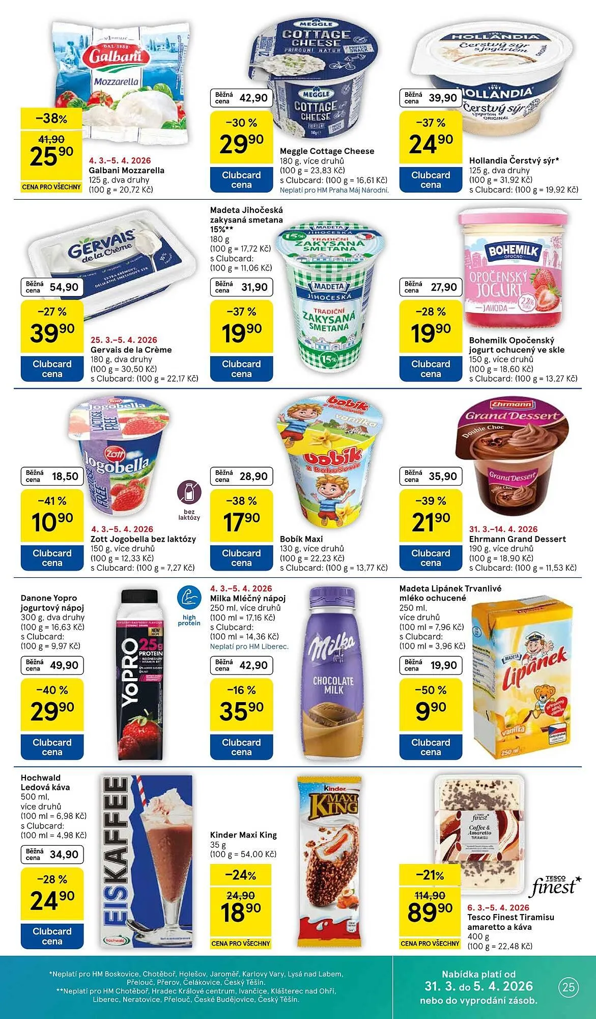 Tesco leták - 31. března 5. dubna 2026 - Page 25