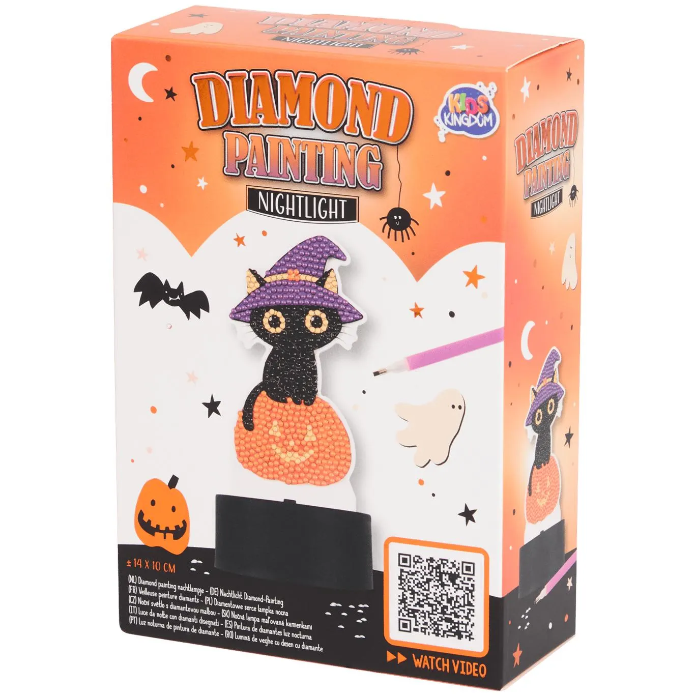 Kids Kingdom Diamond Painting Nachttischlampe Halloween