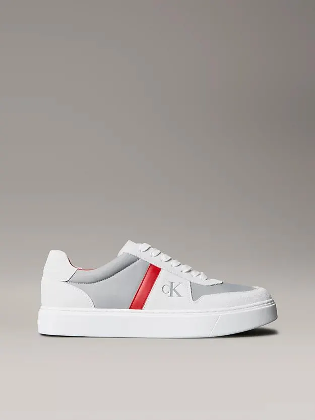 Athena - Leather Signature Logo Trainers