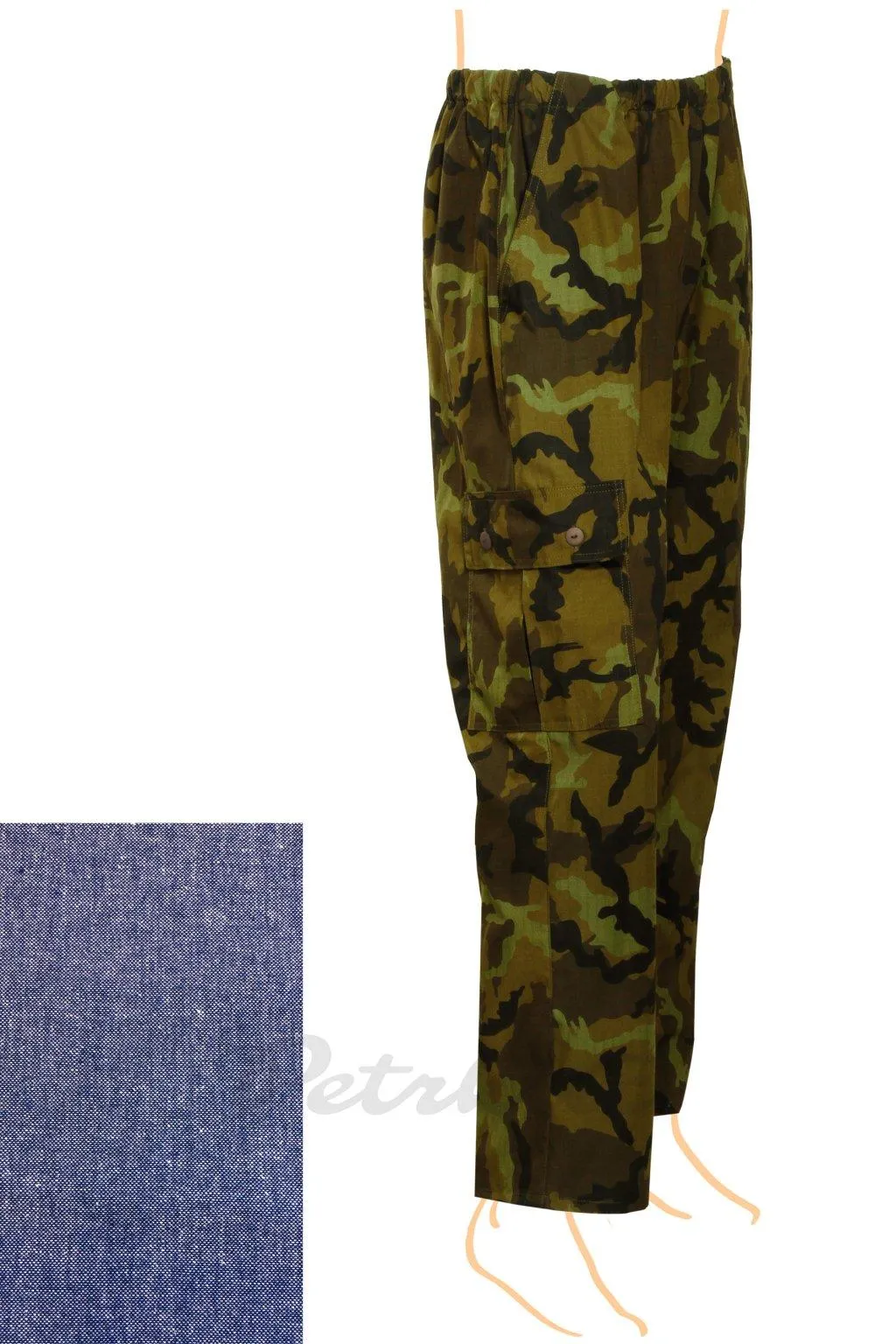 Pánské domácí kalhoty s regulací gumy v pase + boční kapsa 2024