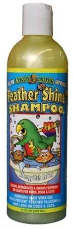 Kings Cages Feather Shine šampon pro papoušky, psy a kočky proti roztočům 503 ml