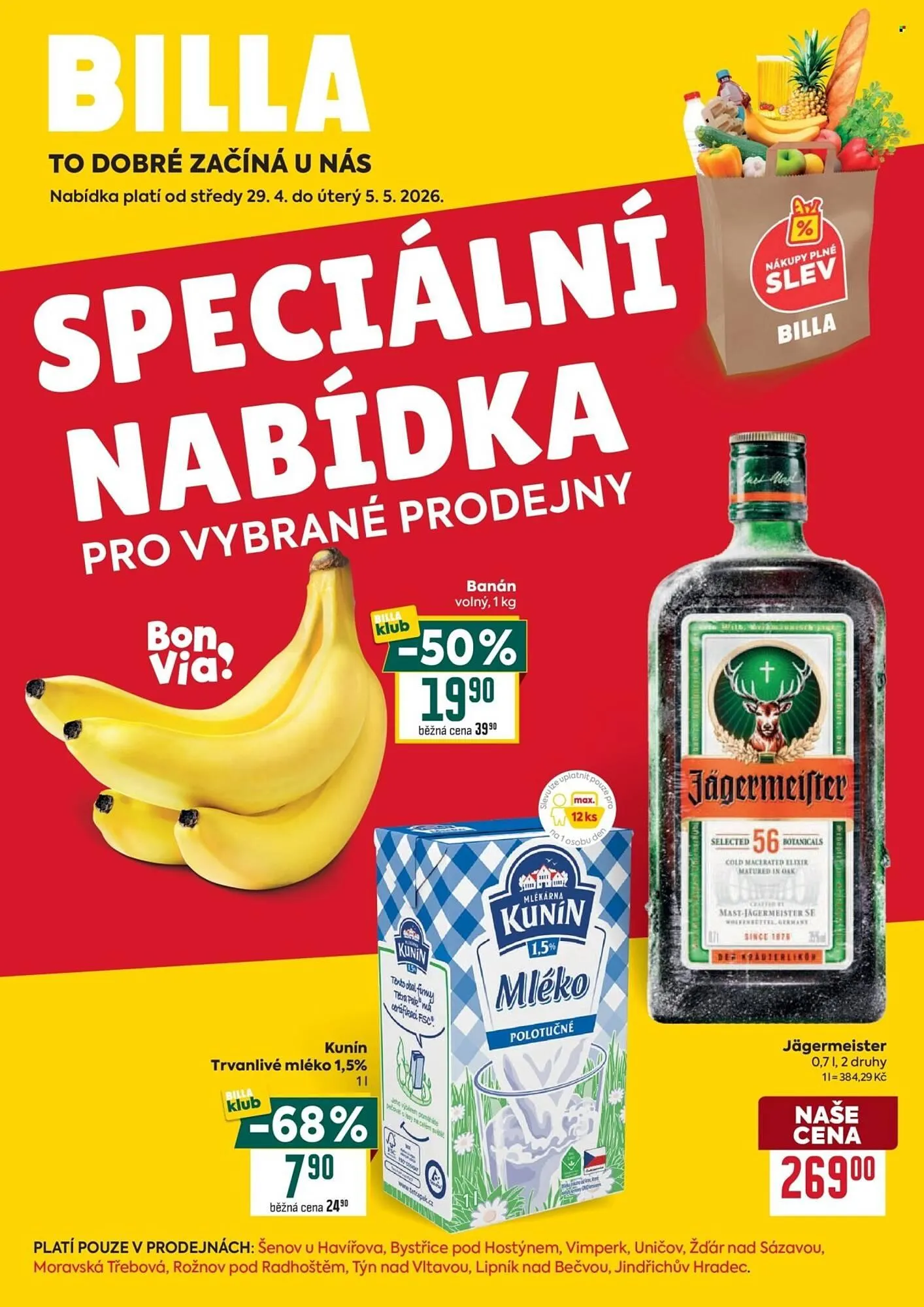 Billa leták - 29. dubna 5. května 2026 - Page 1