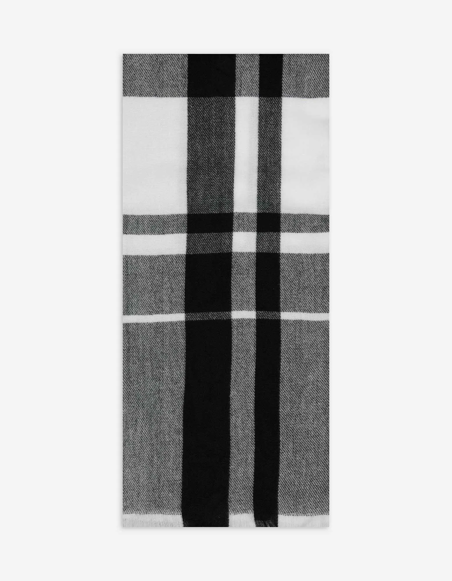 Šála - Károvaný vzor - cerná