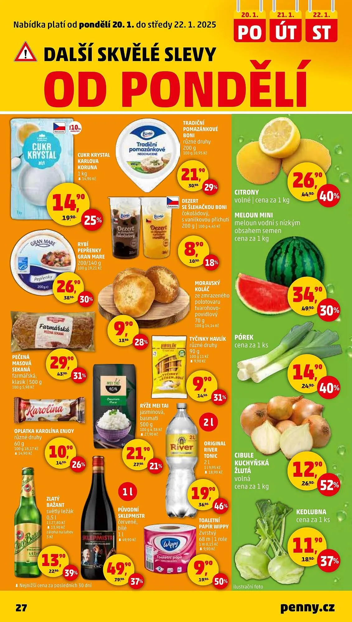 Penny Market leták - 16. ledna 22. ledna 2025 - Page 27