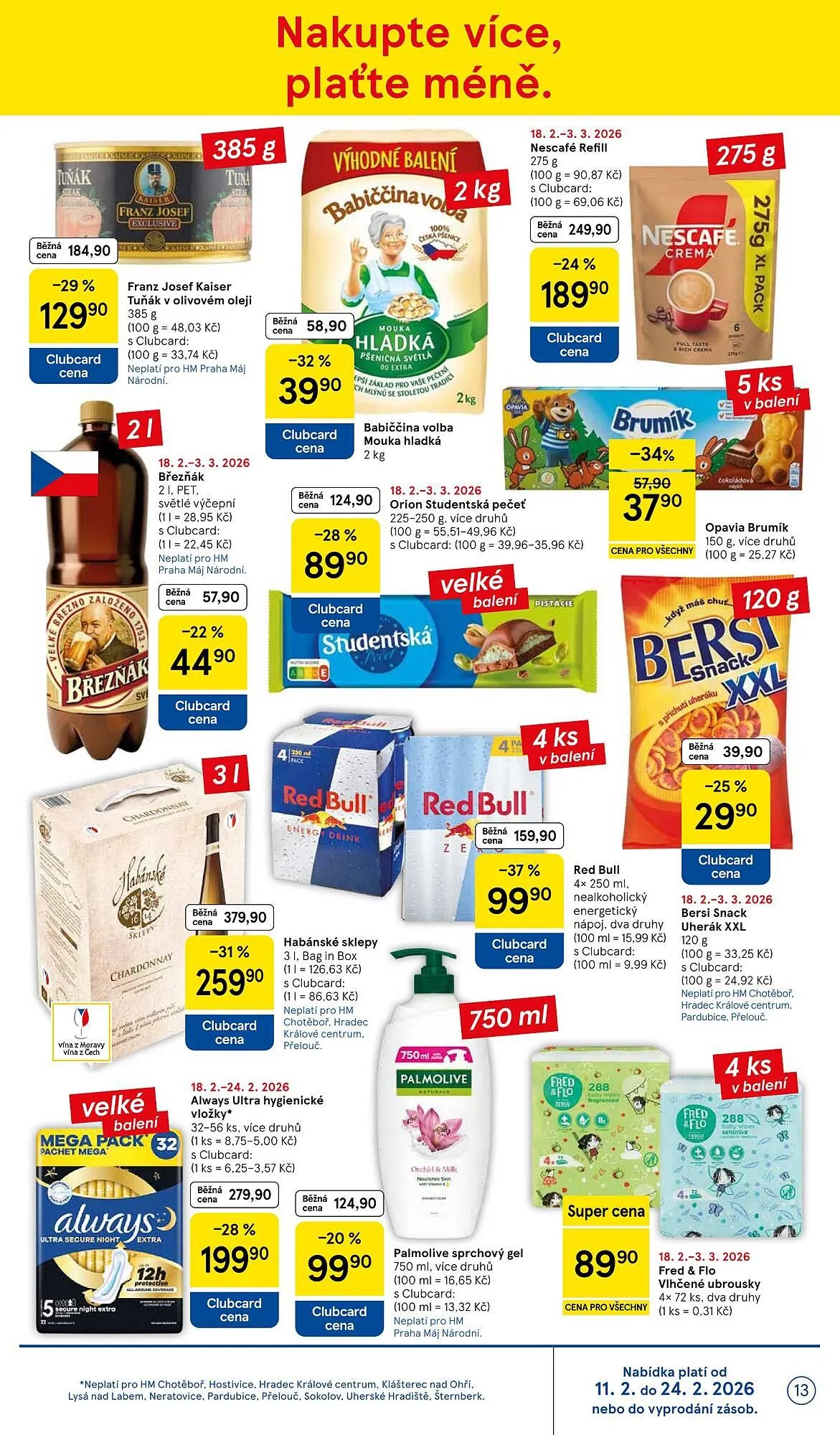 Tesco leták - 18. února 24. února 2026 - Page 13