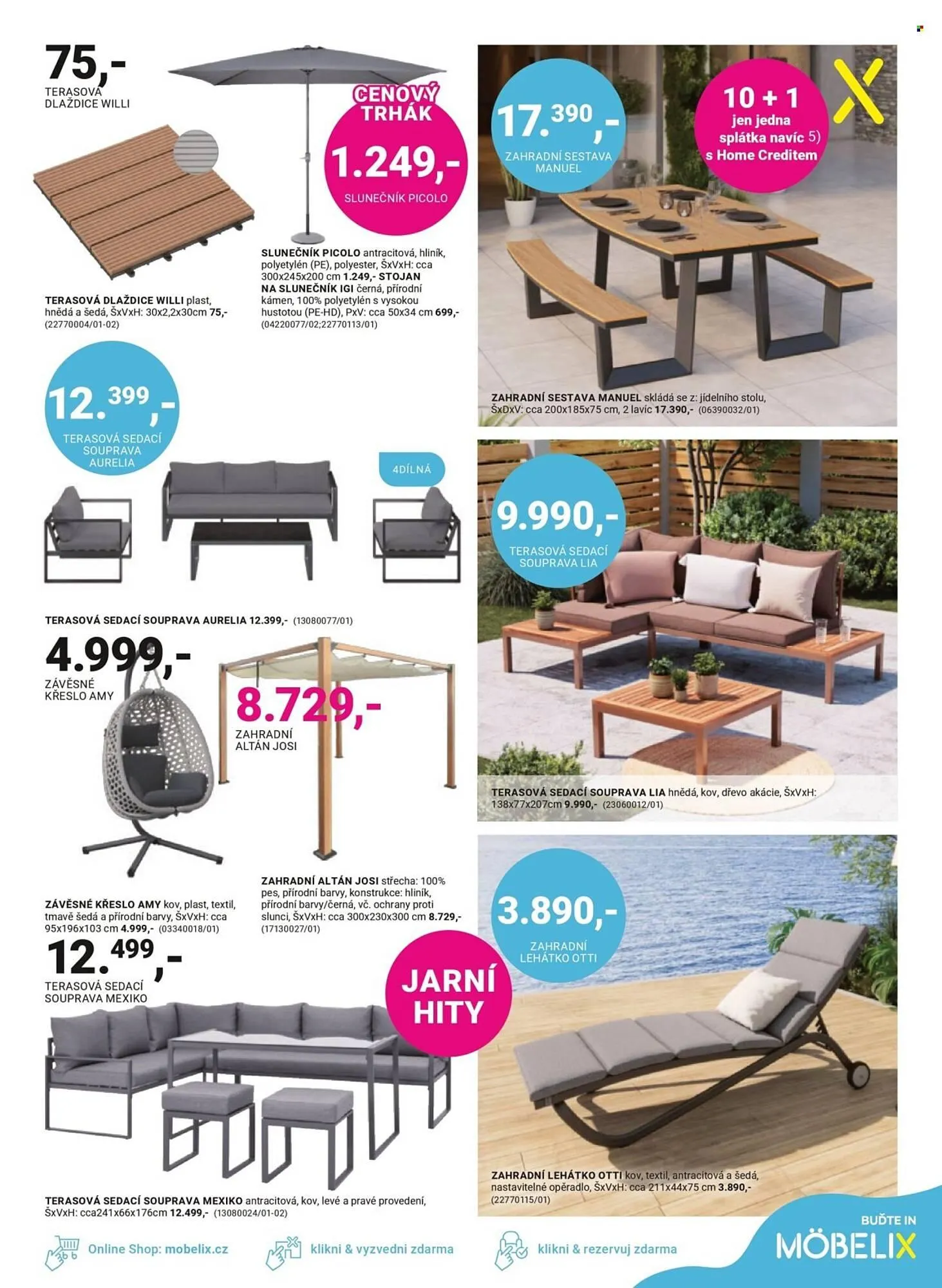 Möbelix leták - 6. dubna 10. května 2026 - Page 3