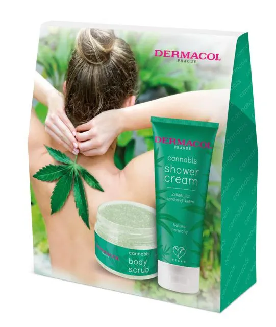 Dárkový balíček Cannabis - sprchový krém, tělový peeling