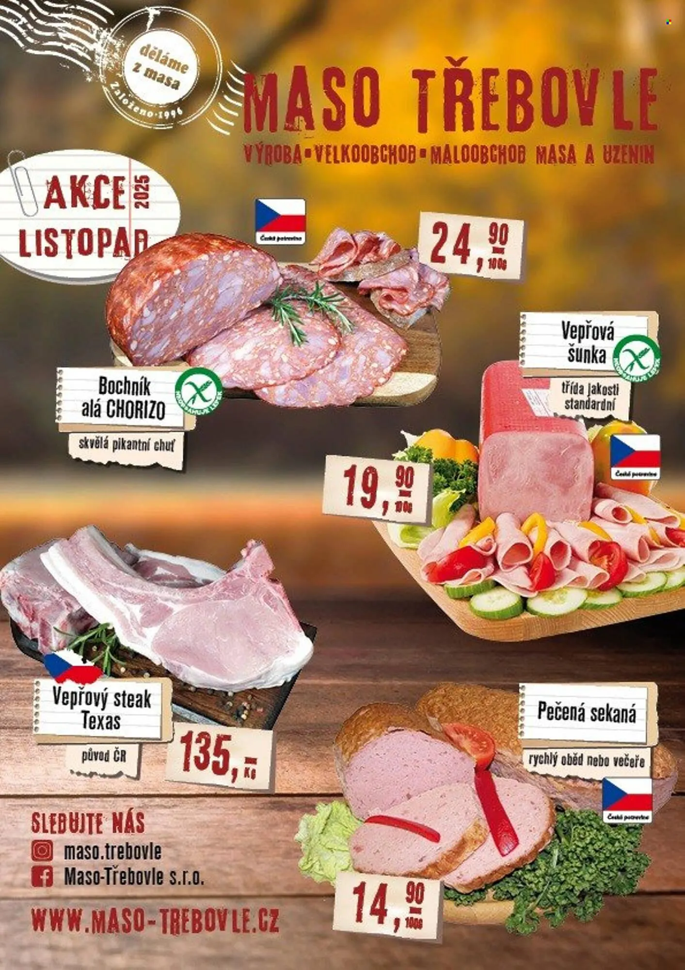 Maso Třebovle leták - 1