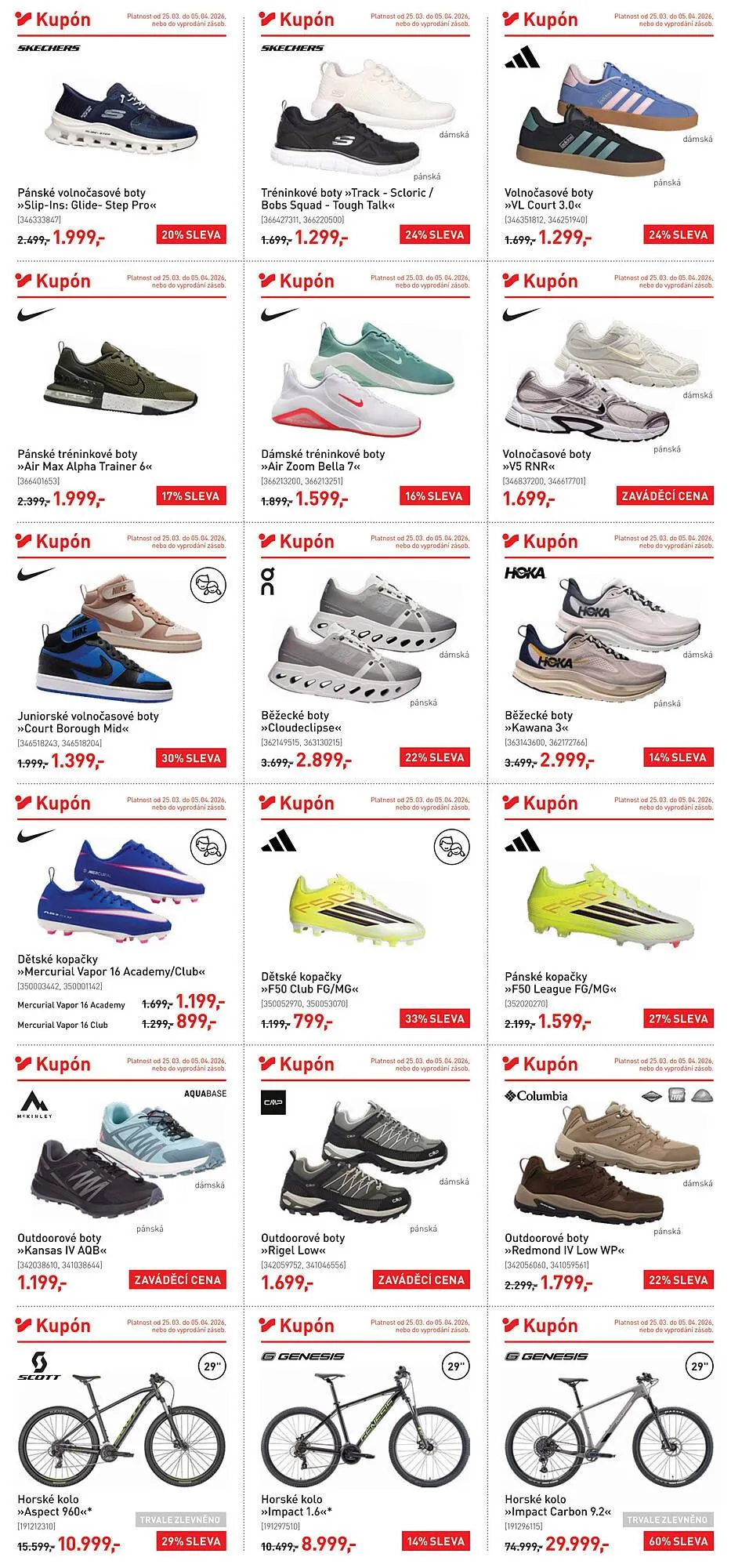 Intersport leták - 25. března 5. dubna 2026 - Page 2