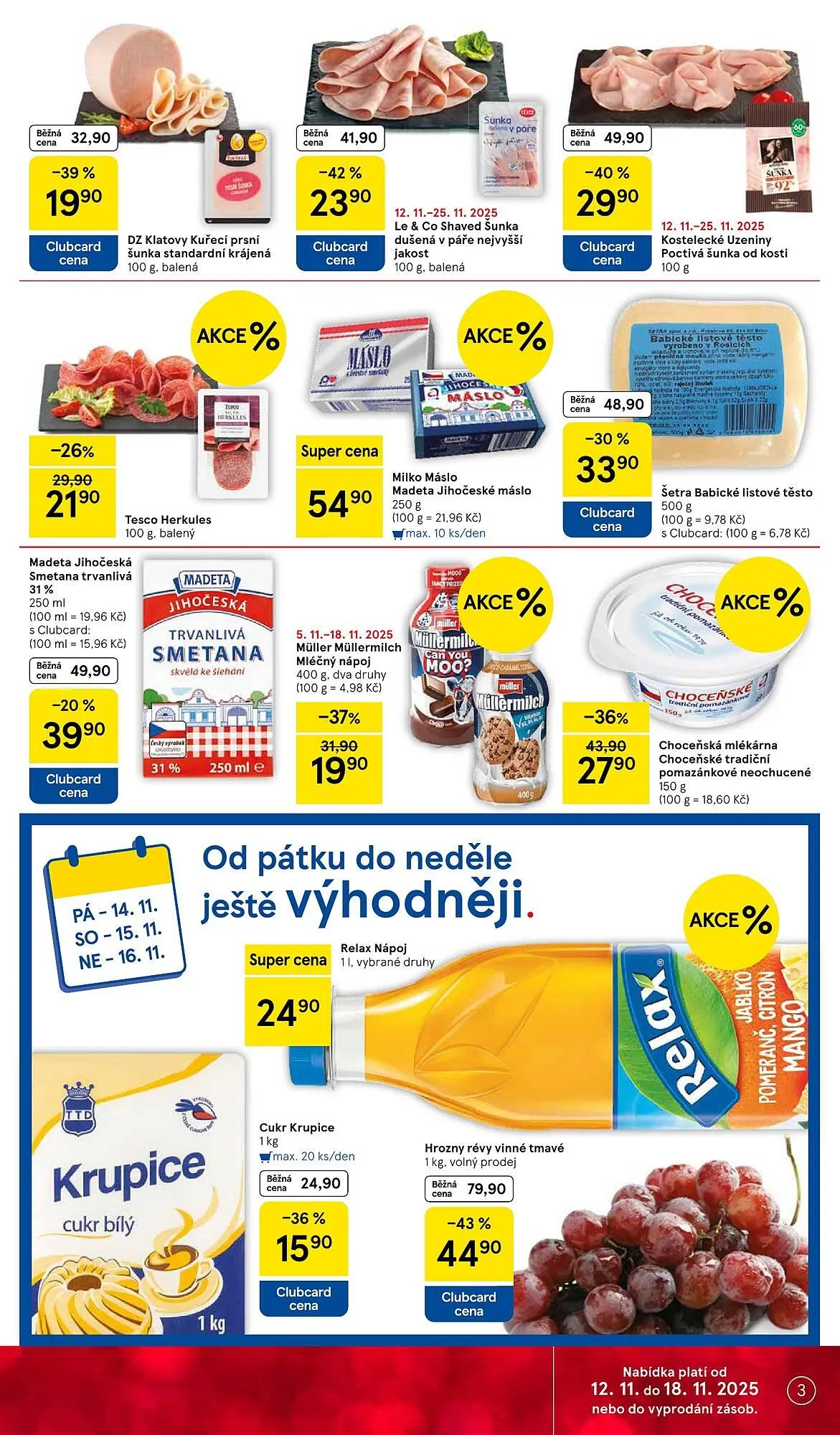 Tesco leták - 12. listopadu 18. listopadu 2025 - Page 3
