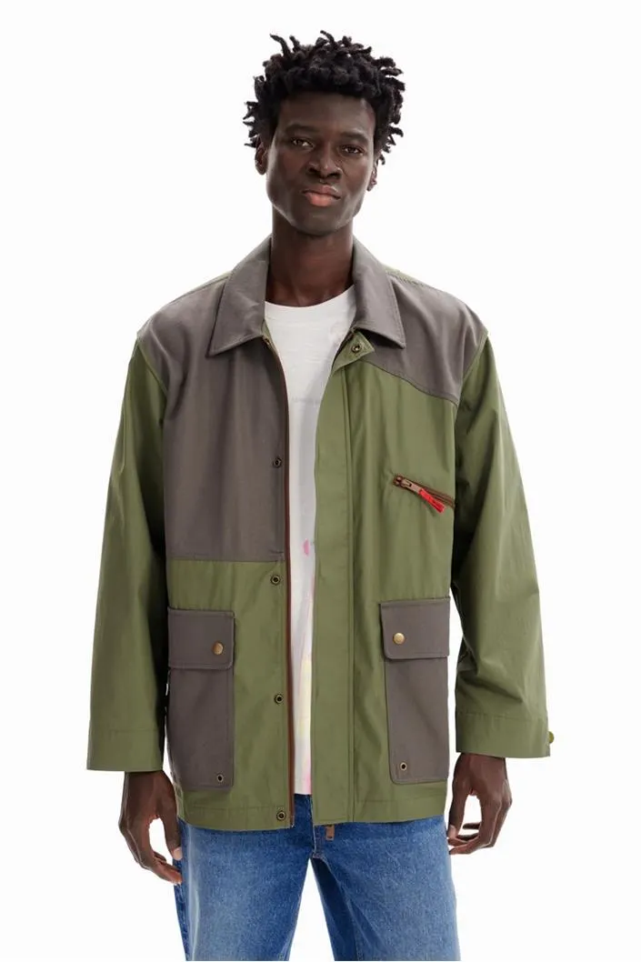 bunda Desigual Chaq Adley verde botella