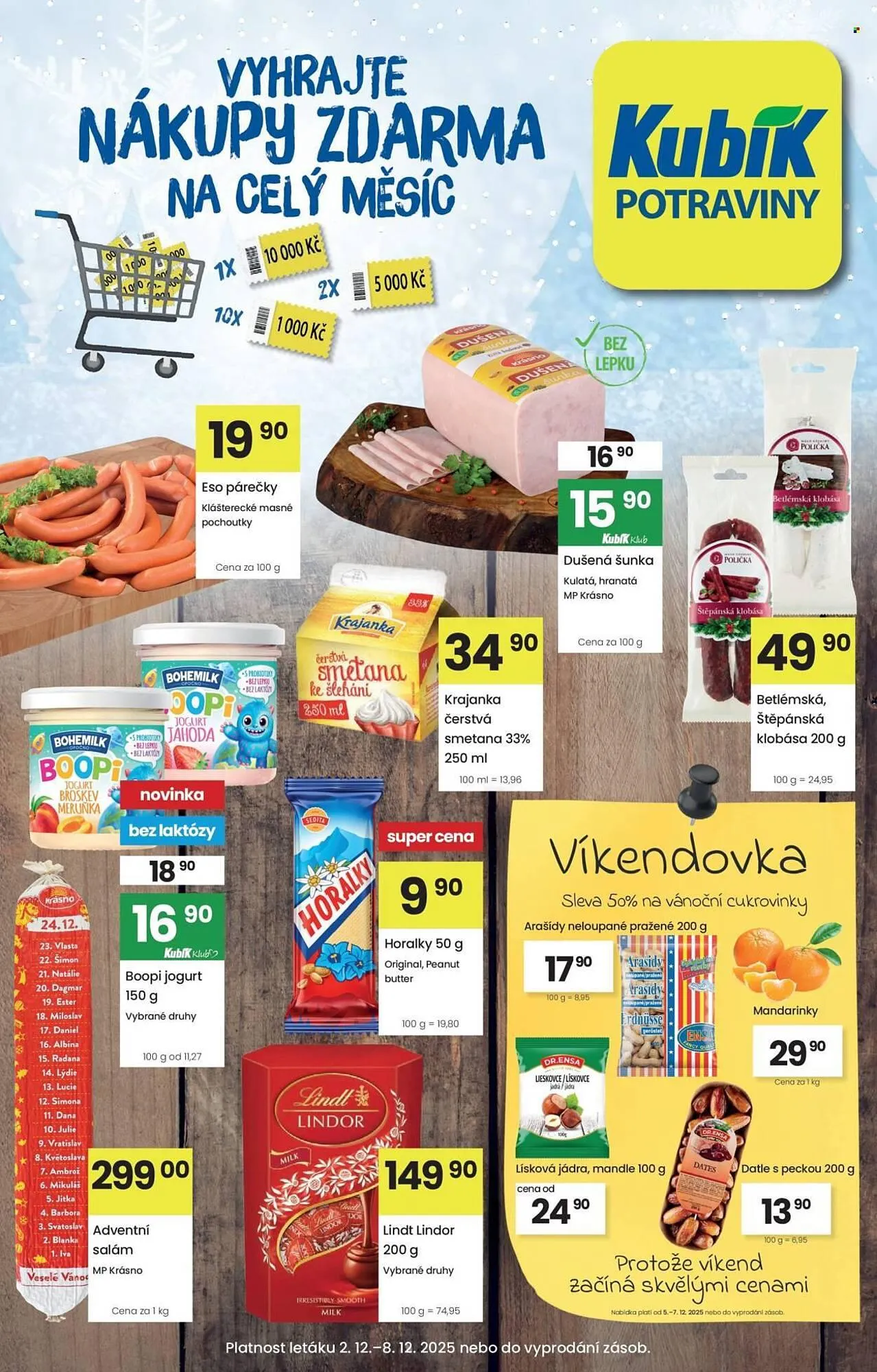 Kubík potraviny leták - 1