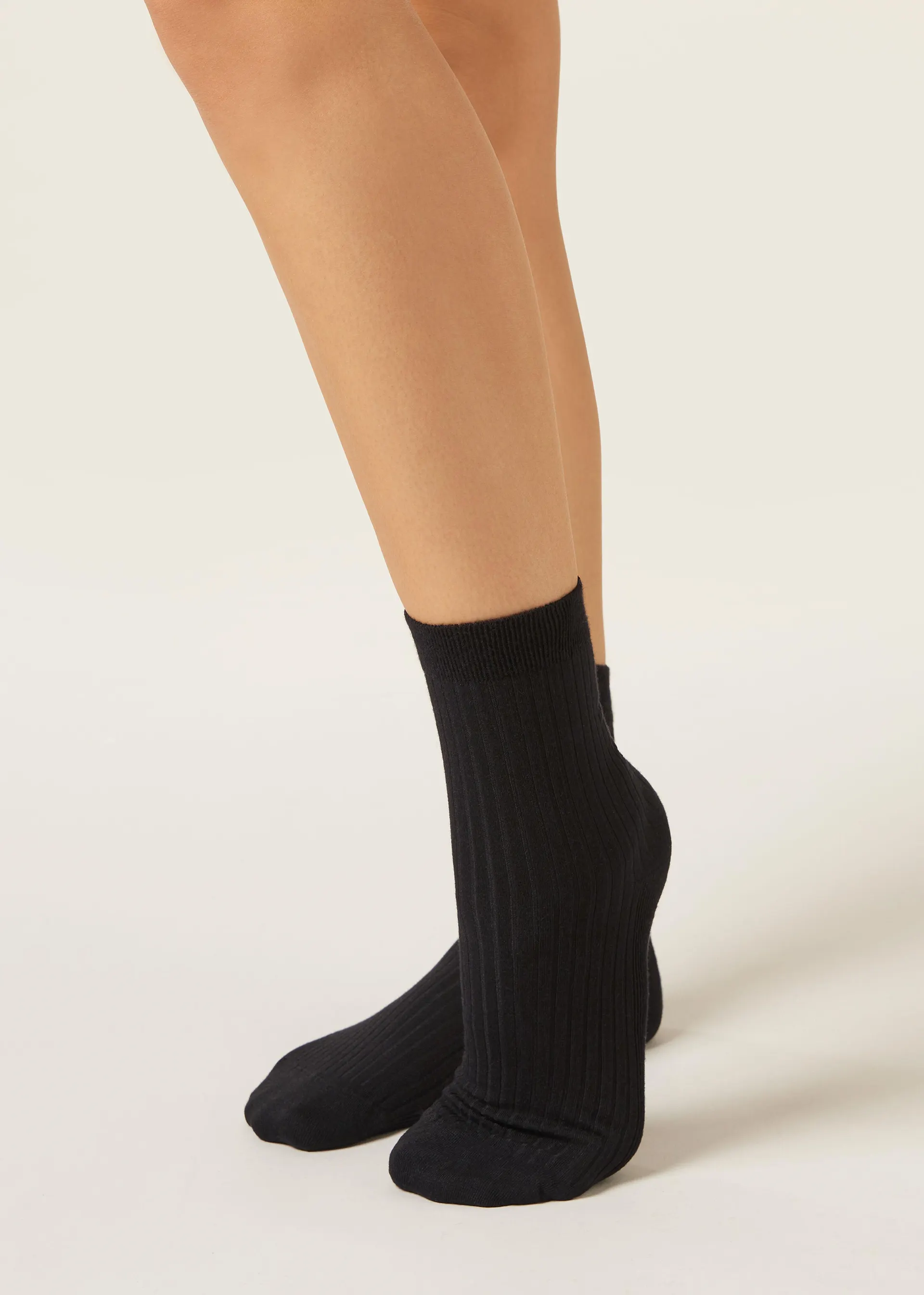 Krátké ponožky s kašmírem