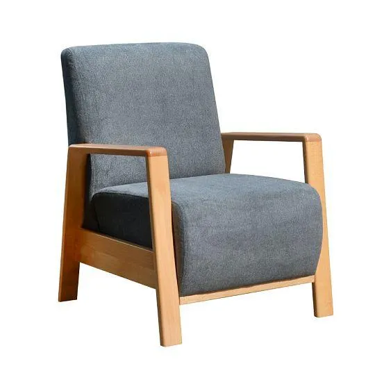 MELÁNIE RETRO křeslo, tmavě šedá PW 14