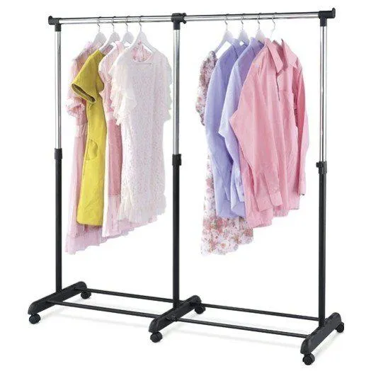 Pojízdný stojan na šaty DURANT 1 černá