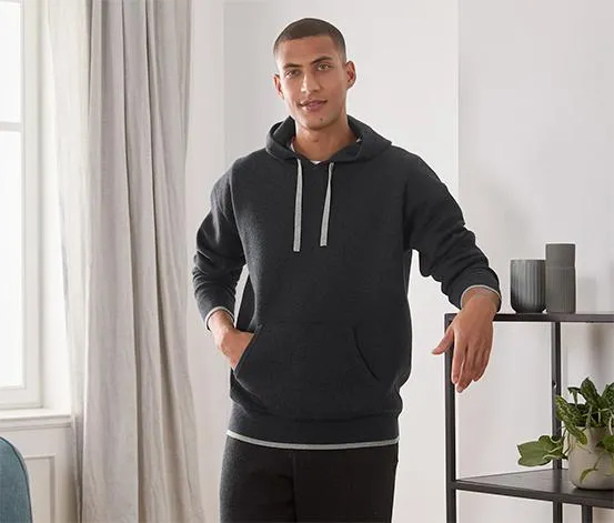 Úpletová mikina s kapucí