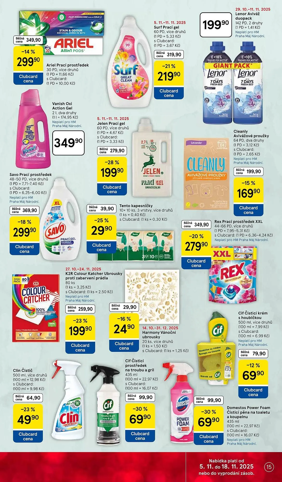 Tesco leták - 5. listopadu 11. listopadu 2025 - Page 15
