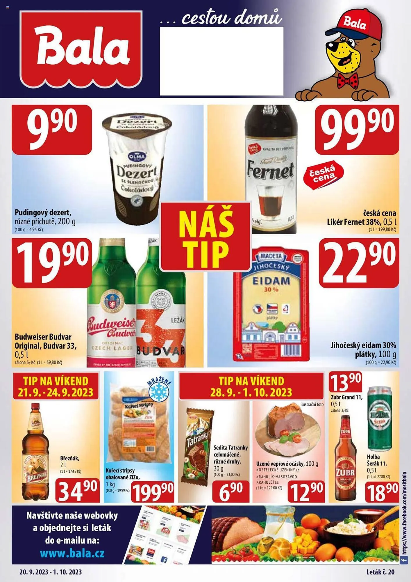 Bala leták - 20. září 1. října 2023 - Page 1