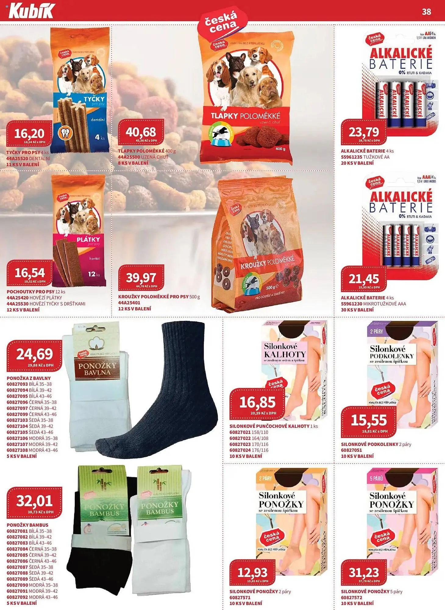 Kubík potraviny leták - 1. dubna 30. dubna 2026 - Page 38
