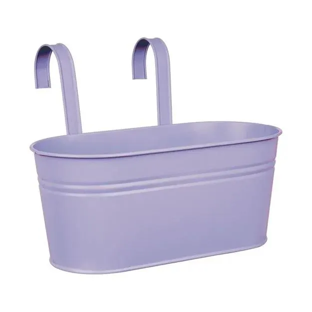 Truhlík k zavěšení 33 cm - sv. fialová