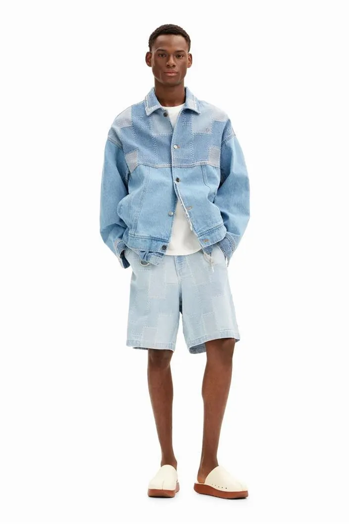 bunda Desigual Rolando denim light wash