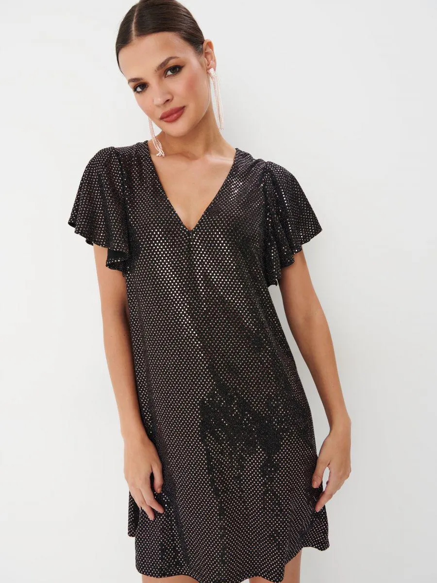 Rochie mini strălucitoare